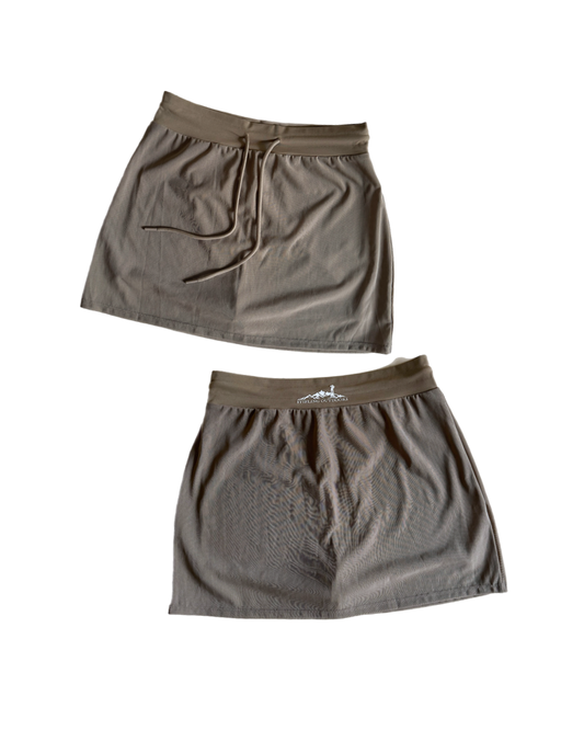 Natural Bark Mesh Skirt