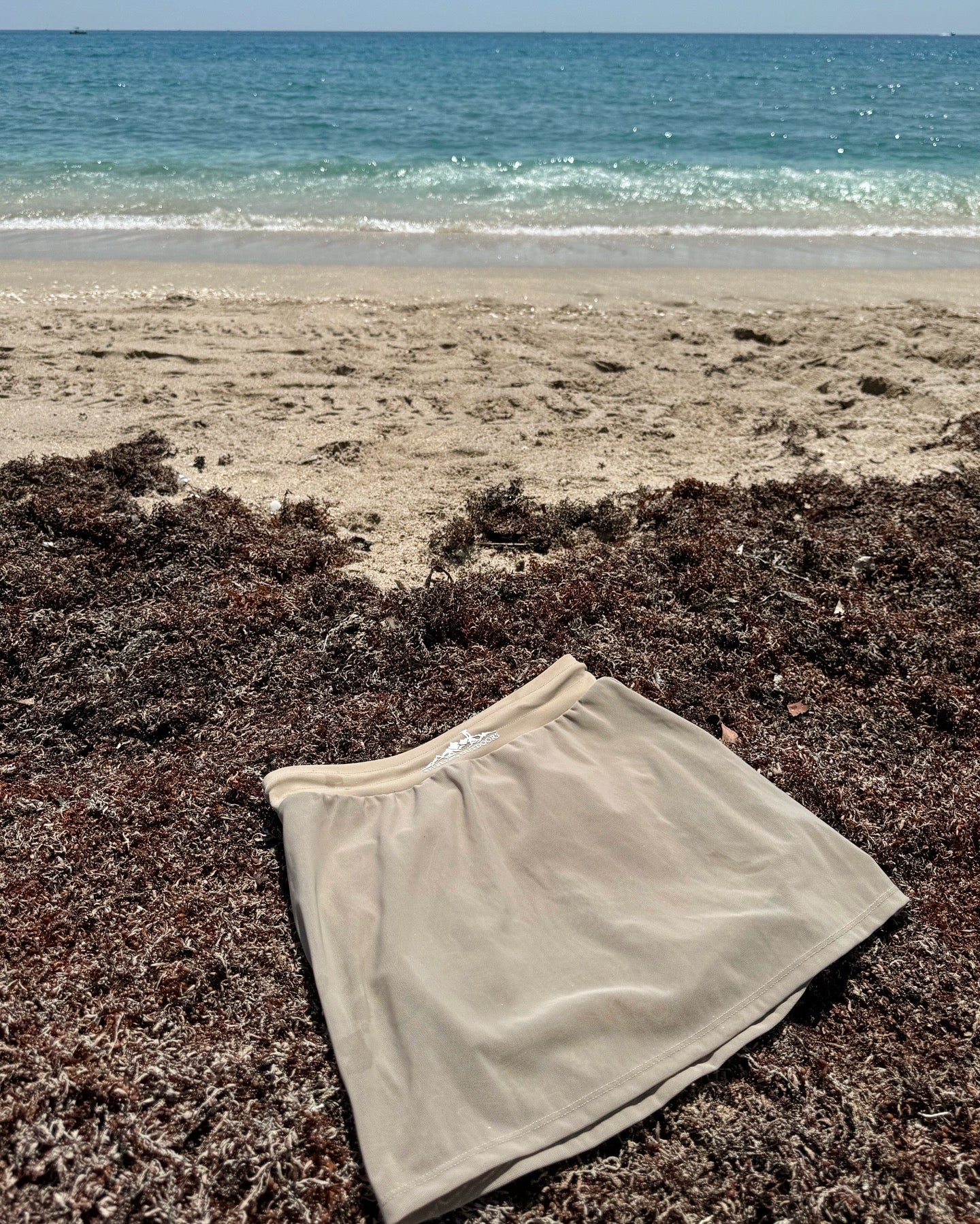 Natural Bark Mesh Skirt