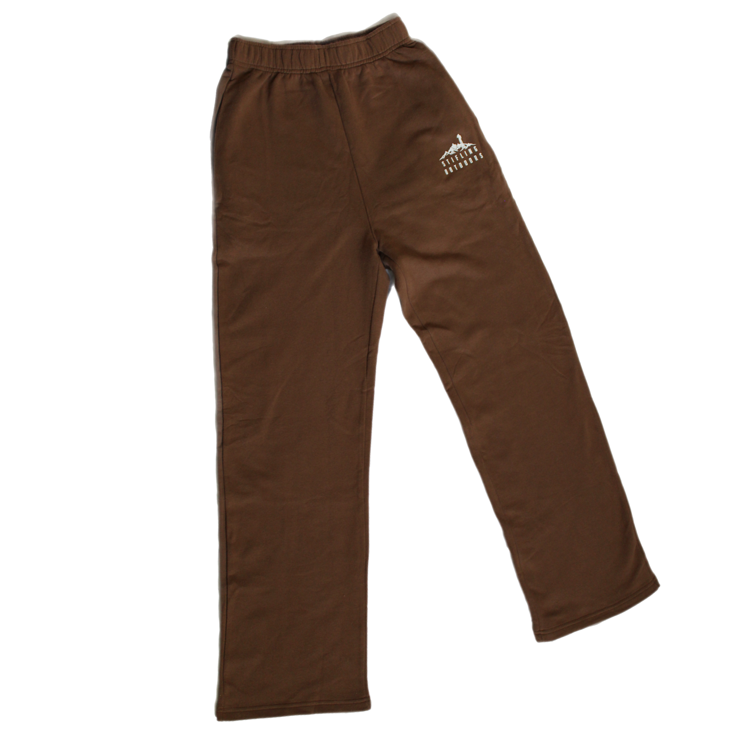 Women's High-Waisted Brown Sweatpants