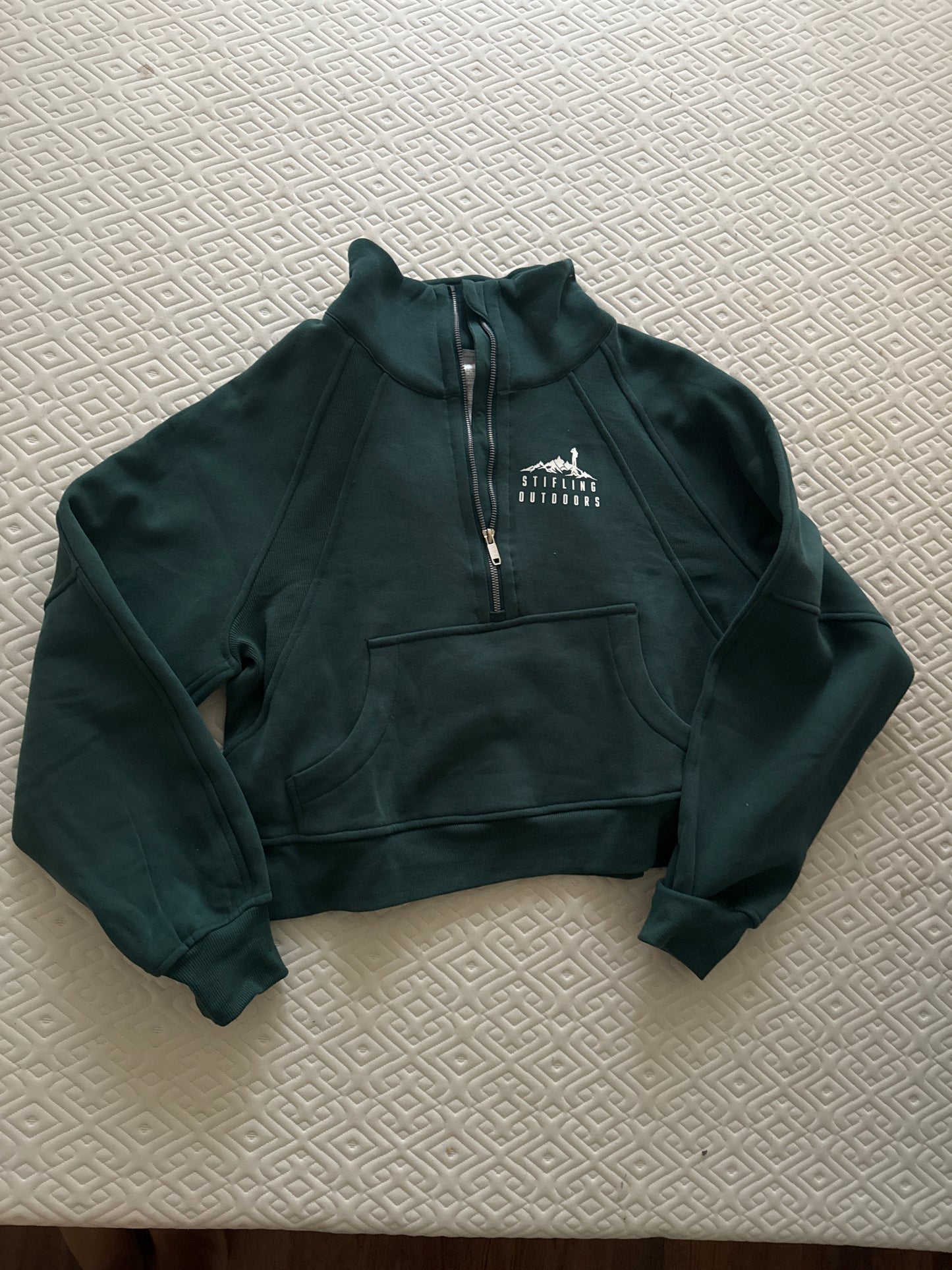 Teal Quarter-Zip MEDIUM