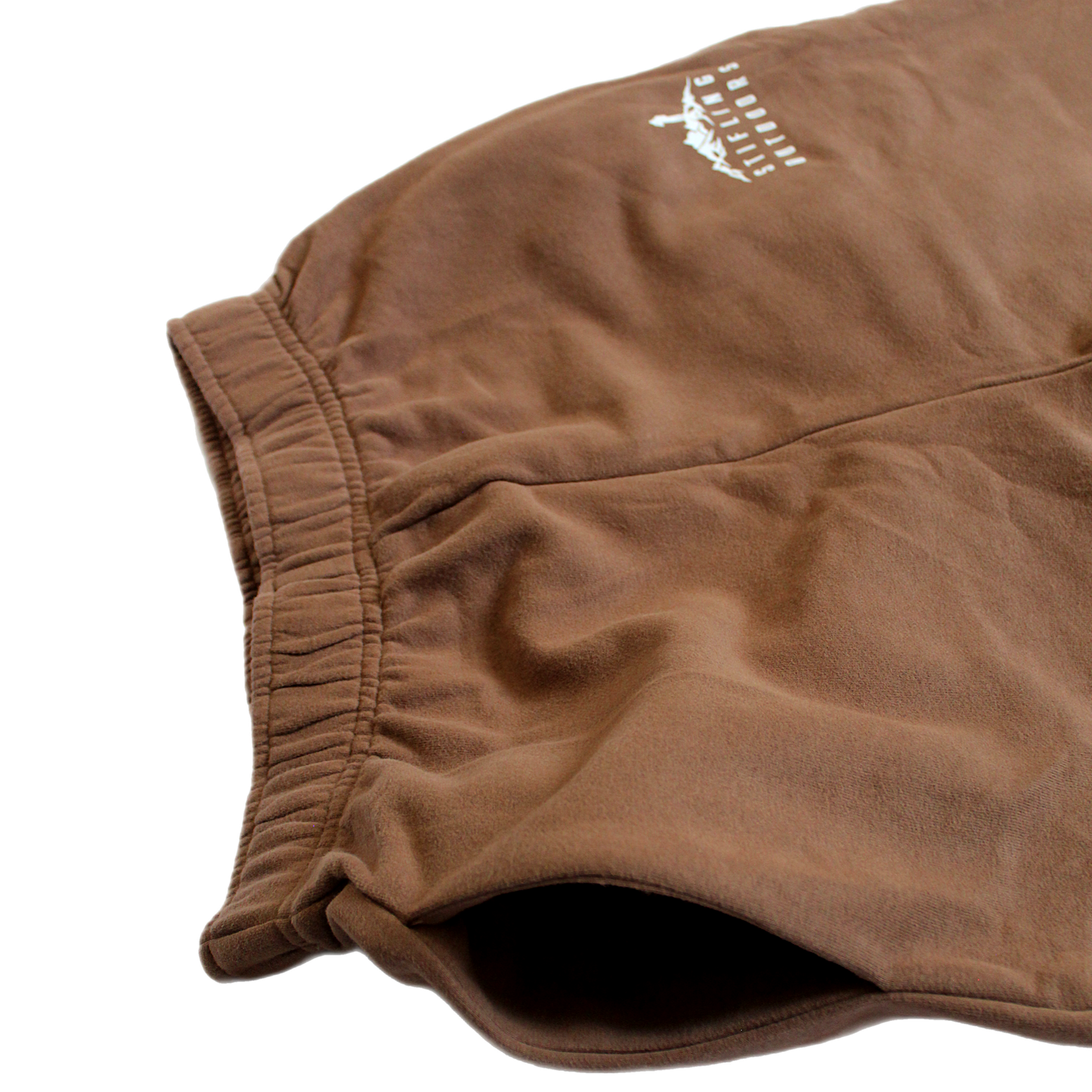 Women's High-Waisted Brown Sweatpants