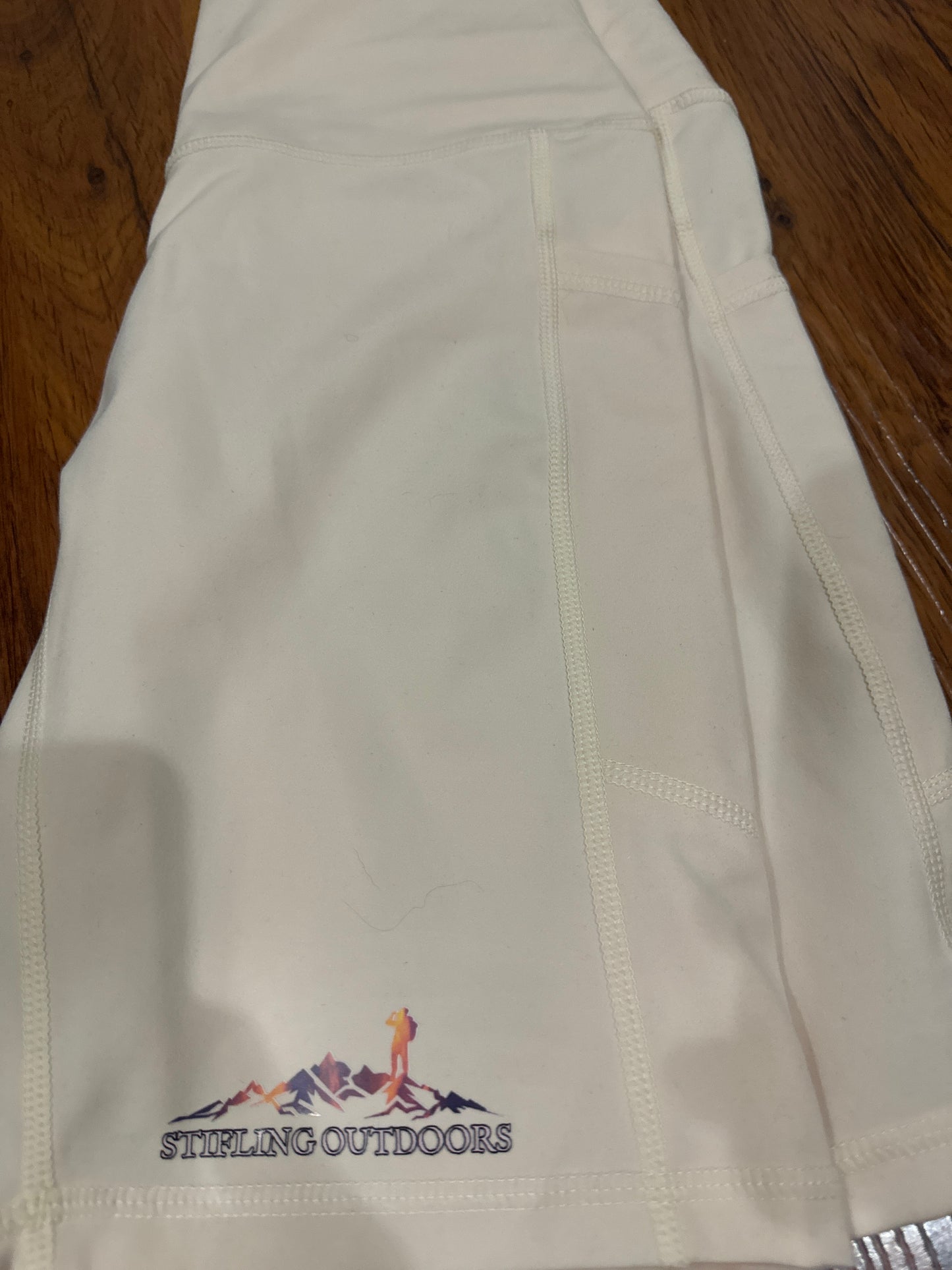 Women’s Cream Bike Shorts