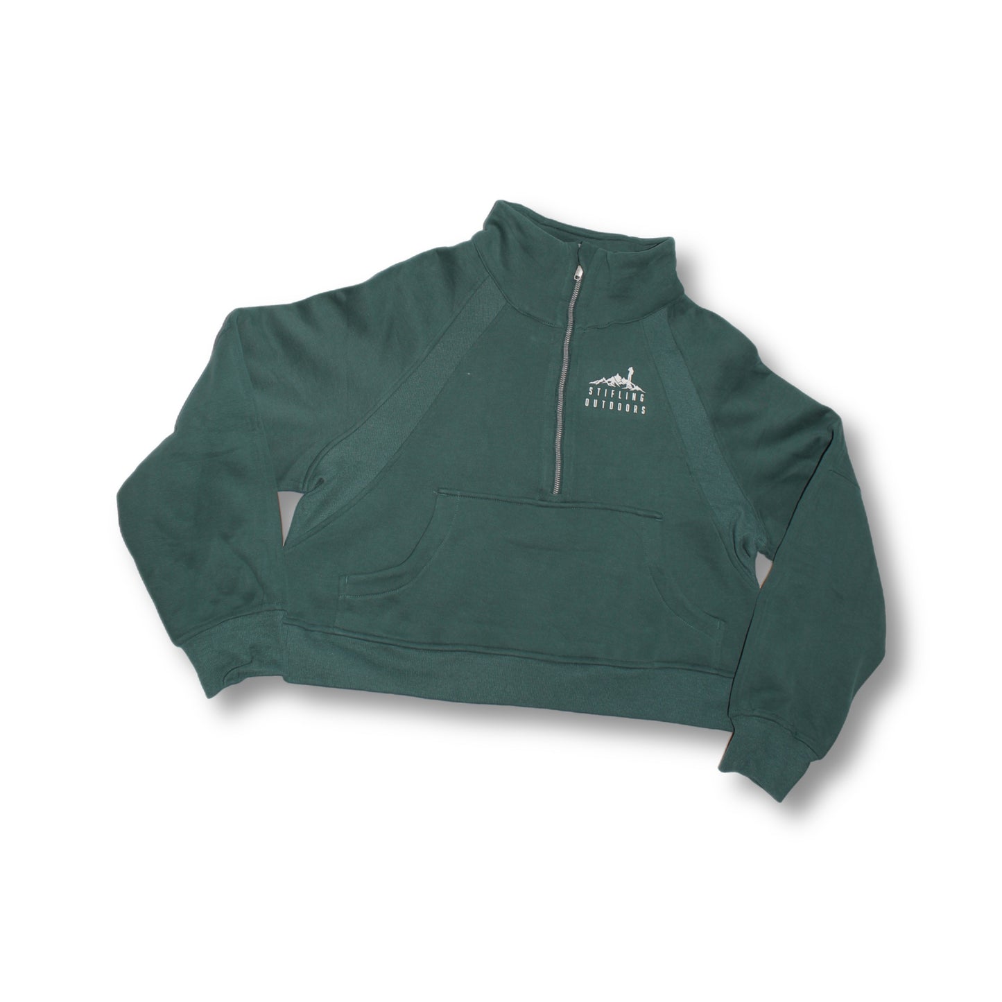 Women's Teal High Collar Quarter-Zip