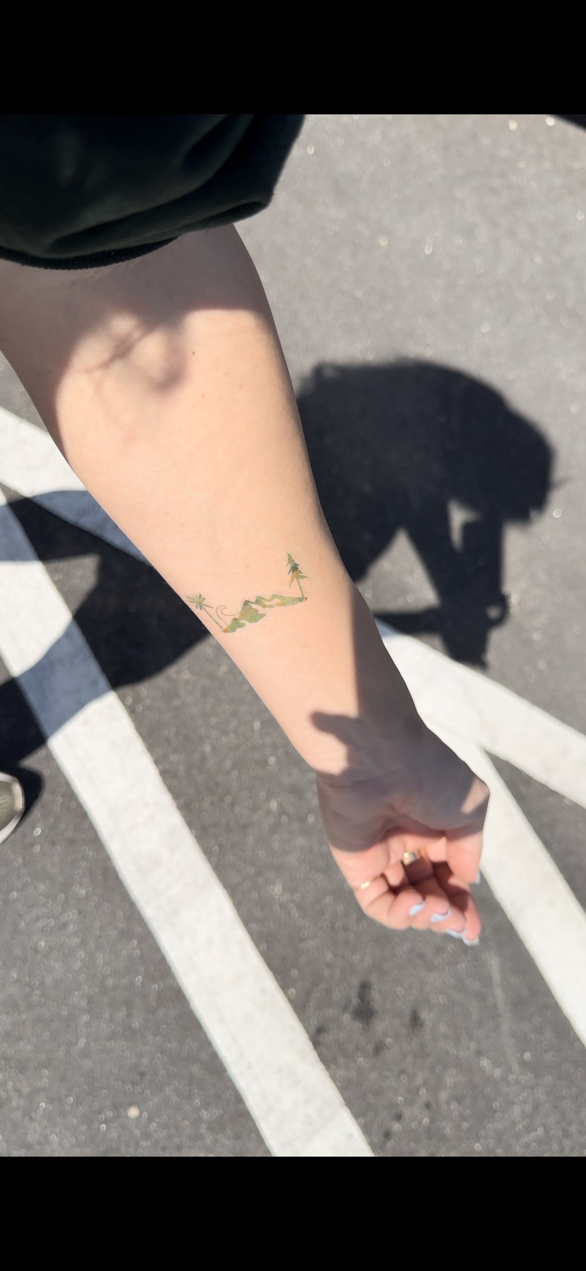 Mountains to Ocean Temporary Tattoo