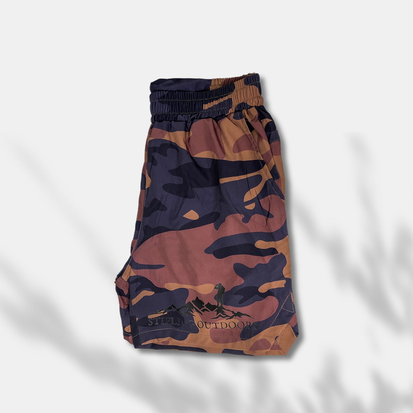 Mens Camo Hiking Shorts