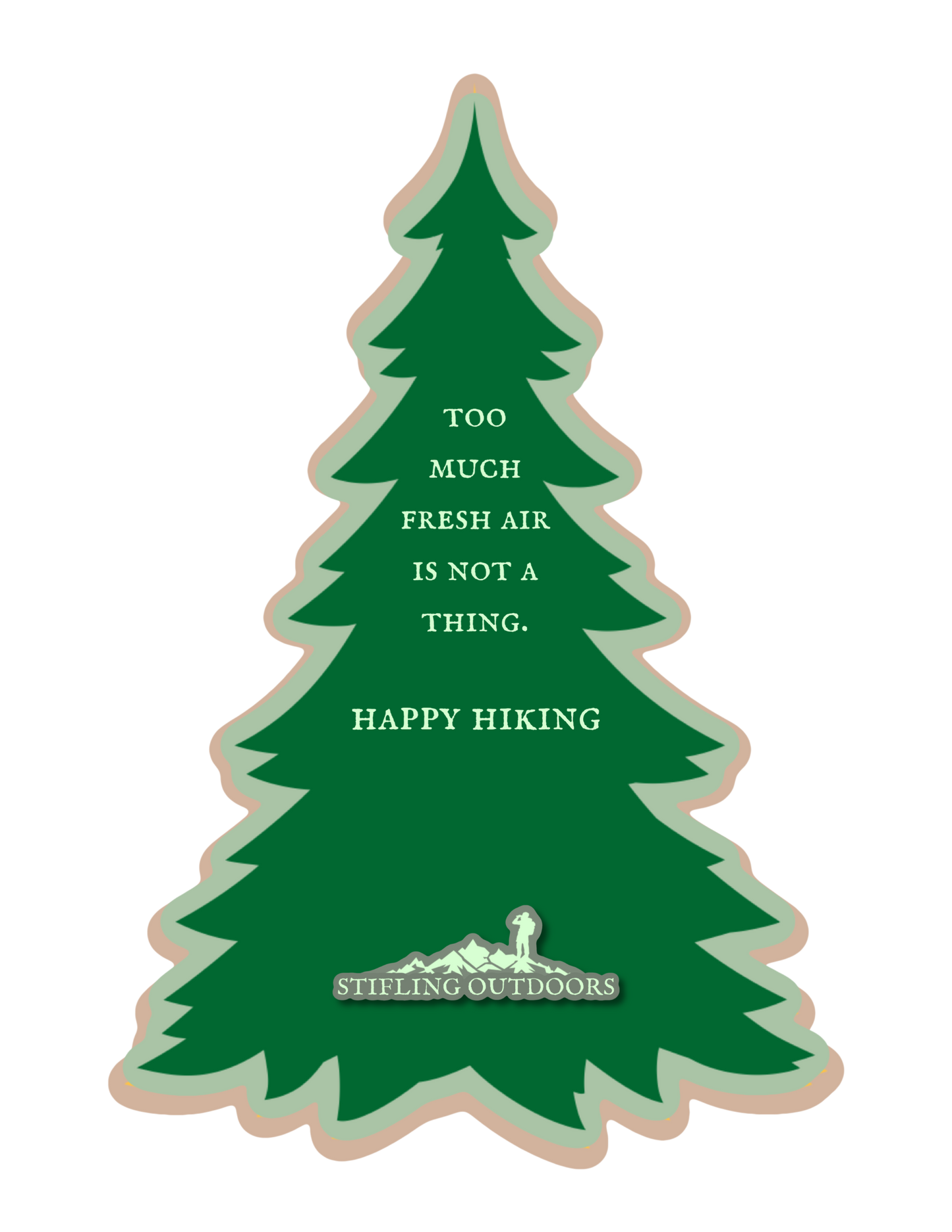 Glitter "Tree" Sticker