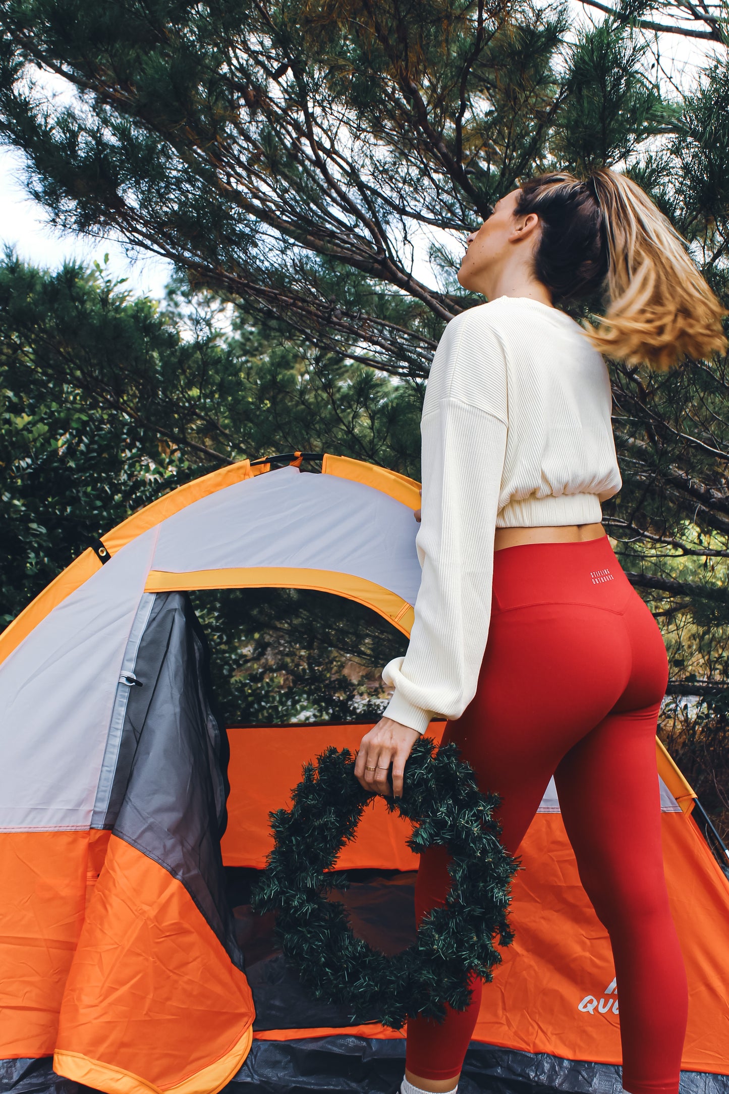 See Me On The Trail Womens Leggings