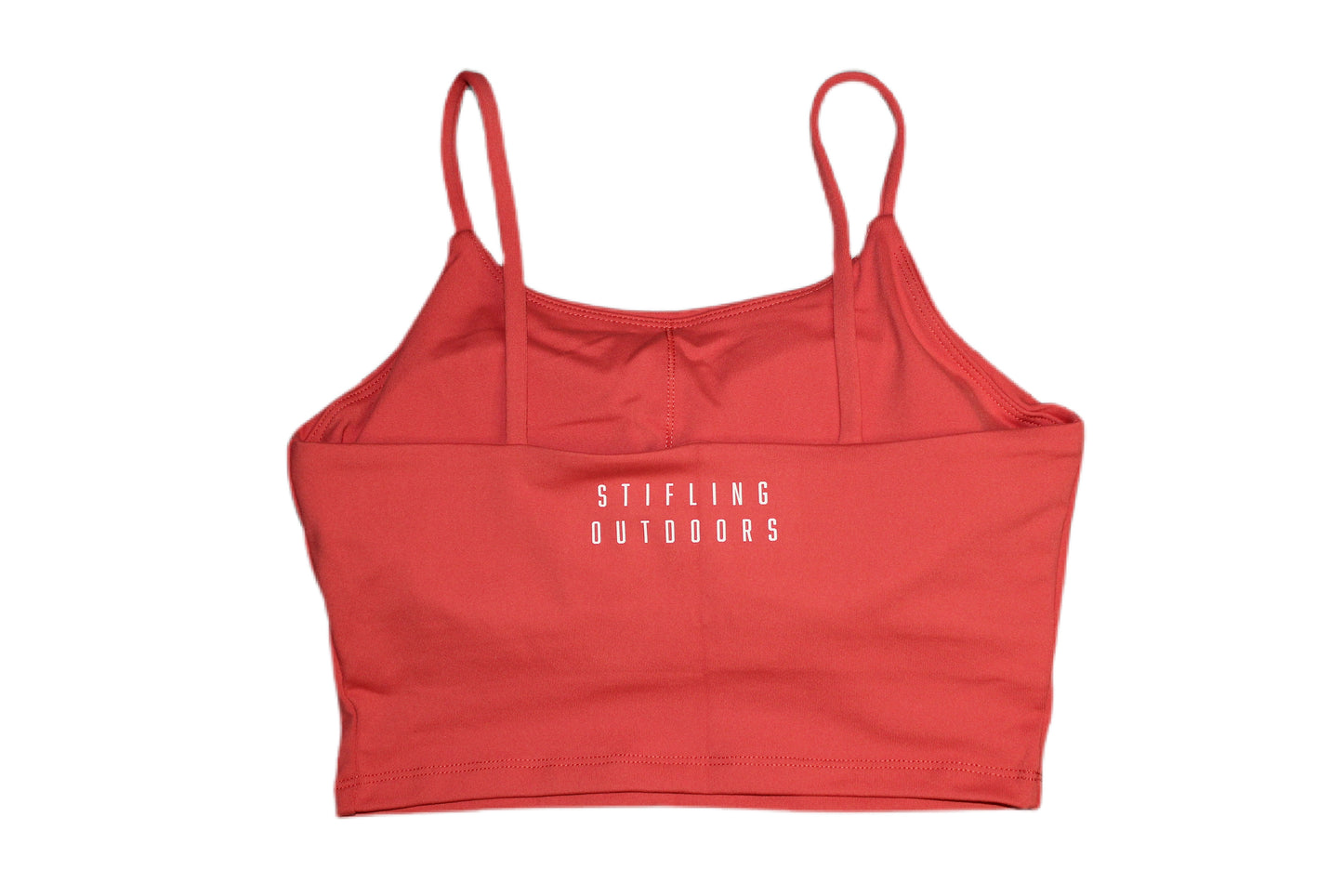 Women's Tropical Punch Coral Cami Crop Tank Top