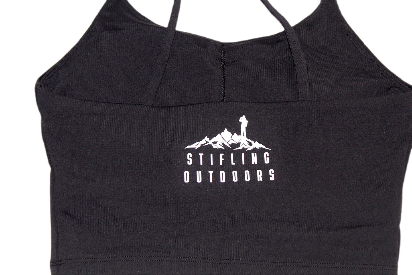 Black Womens Cami Crop