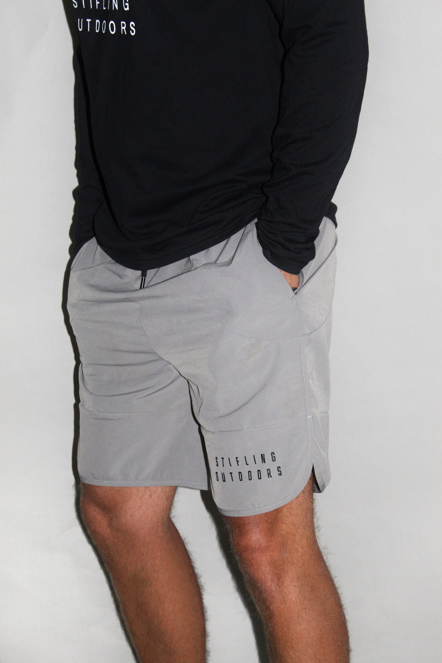 Men's Carbon Grey Hiking Shorts