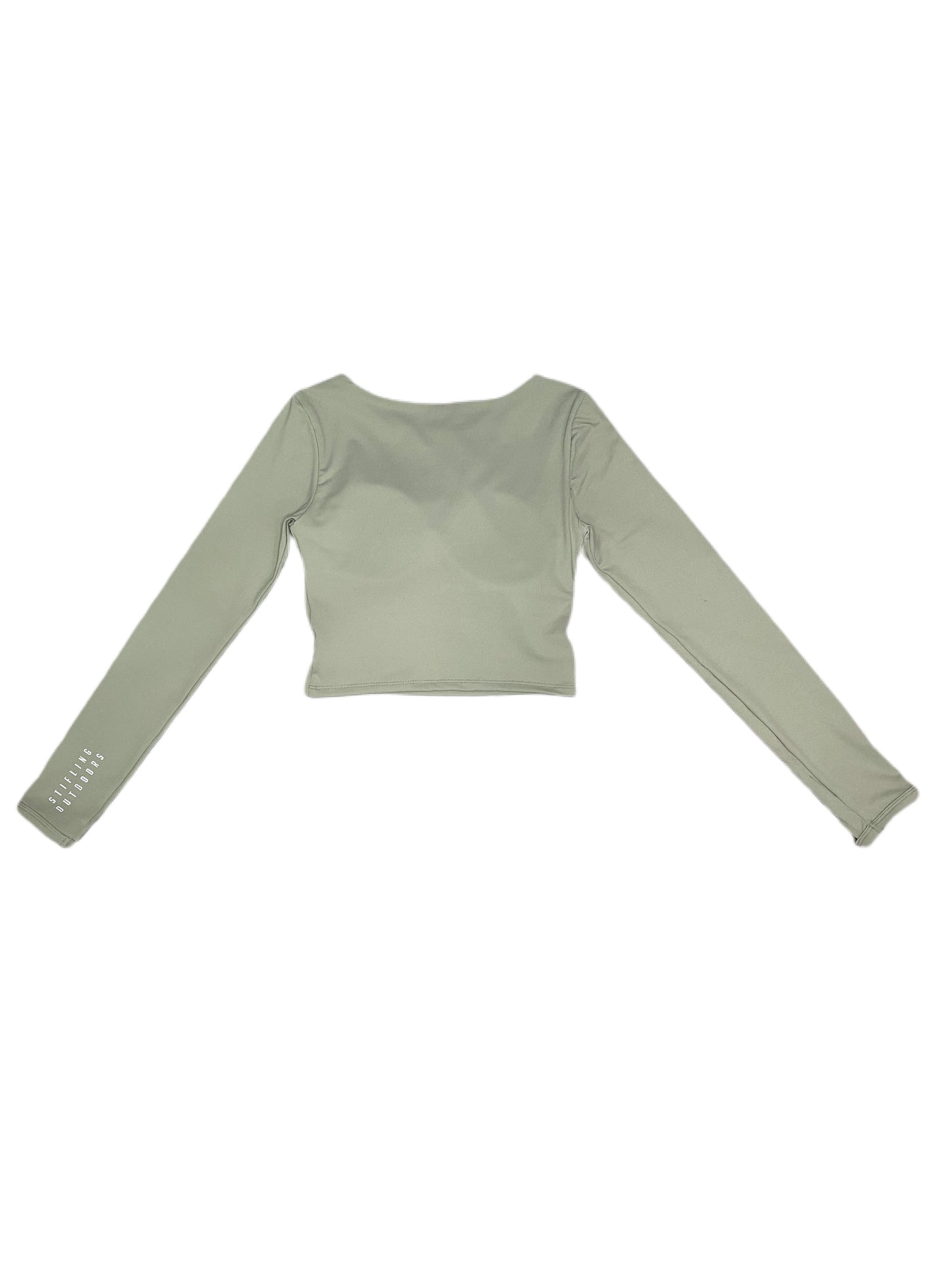 Sage Long Sleeve Womens Crop