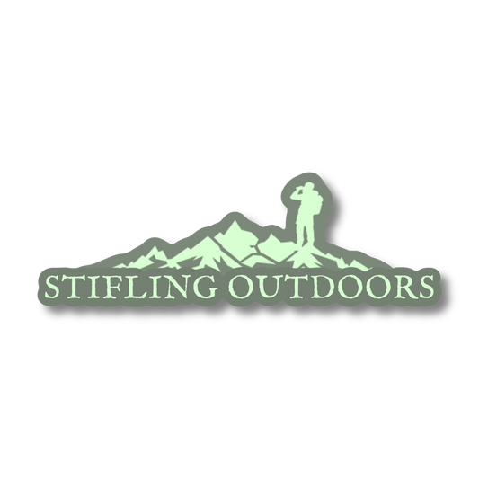 Stifling Outdoors Holographic Sticker