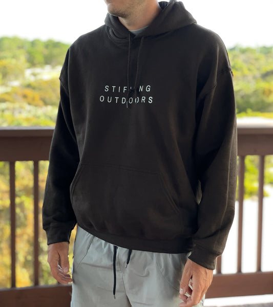 Men's "Views Like This" Brown Hoodie